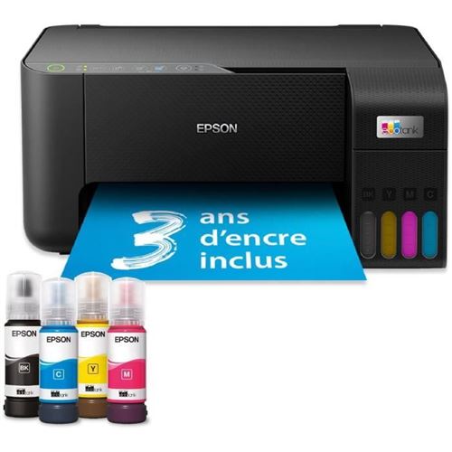 Imprimante multifonction A4 - Ecotank ET-2860 - Wi-Fi - Equipée de réservoir d'encre
