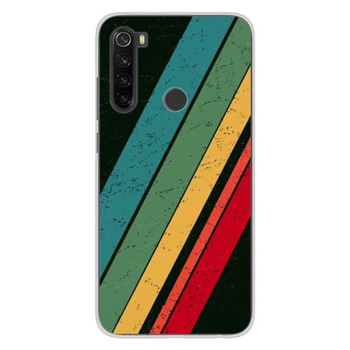 Coque en silicone imprimée compatible Xiaomi Redmi Note 8T Grunge