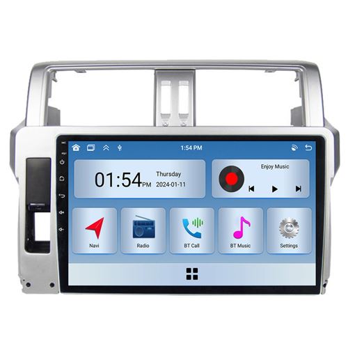 Autoradio RoverOne® Bluetooth CarPlay 2 Din 6Go RAM 128Go ROM pour Toyota Land Cruiser Prado 150 2013-2017