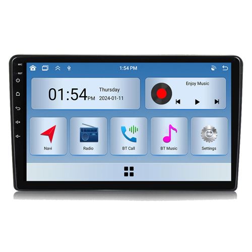 Radio GPS Voiture RoverOne® Écran Tactile CarPlay 2 Din pour Peugeot 308 T9 308S 2013-2017 6Go RAM 128Go ROM