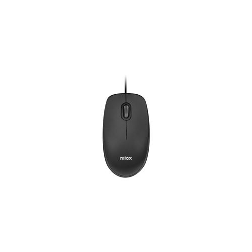 Nilox Noir Mousb1003 Souris Bureau Usb Type-A Optique 1600 Dpi - Neuf - Image 4