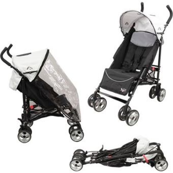 looping poussette double canne