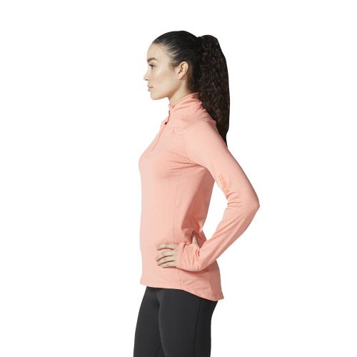 Adidas - Sweatshirt adidas Supernova - XS - rose orangé/chiné