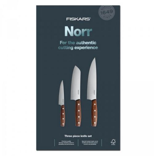 Set 3 couteaux - 1016473 - Fiskars