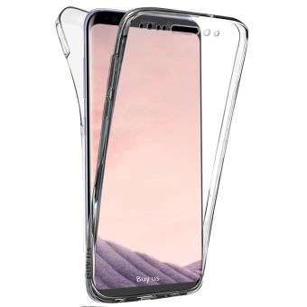 Coque 360 FINE Samsung S8 , Coque 360 Degres Protection INTEGRAL Anti Choc , Etui Ultra Mince Transparent INVISIBLE pour Galaxy S8 , Coque S8