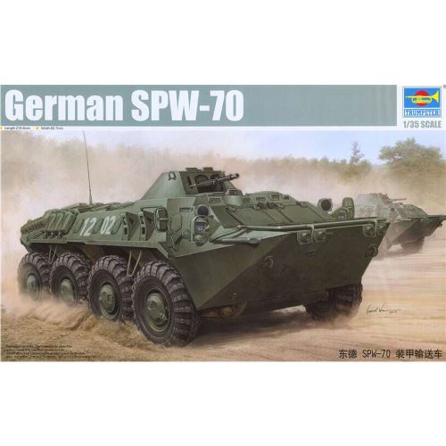 Maquette Char : SPW-70 Armée Est-Allemande 1980 Trumpeter