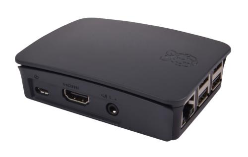Boitier officiel noir et gris pour Raspberry Pi version 3