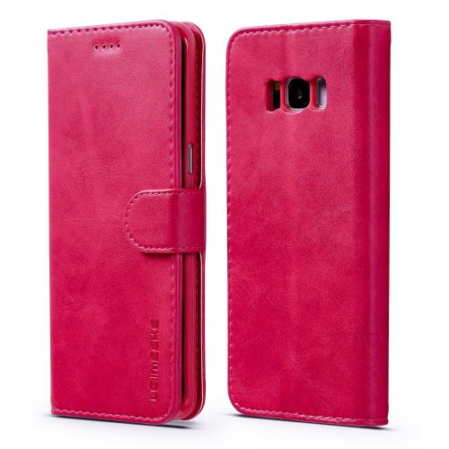 Etui en PU lc.imeeke stand rose pour votre Samsung Galaxy S8 Plus G955