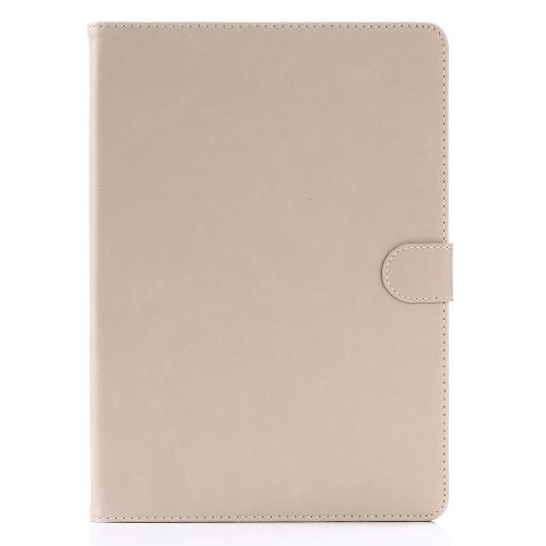 Etui en PU  crazy horse rétro avec support beige pour votre Apple iPad 9.7 (2017)