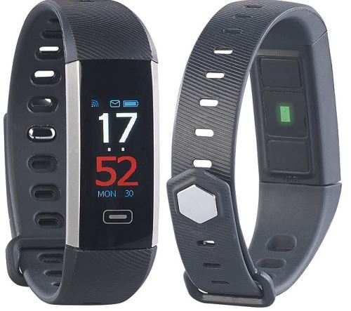Bracelet fitness avec fonctions bluetooth, tensiomètre et cardiofréquencemètre FBT-62.BD