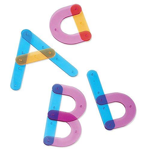 Learning Resources Letter Construction Activity Set, 60 Pieces