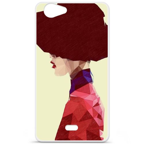 Coque silicone gel Wiko Rainbow Up motif ML Chic Hat