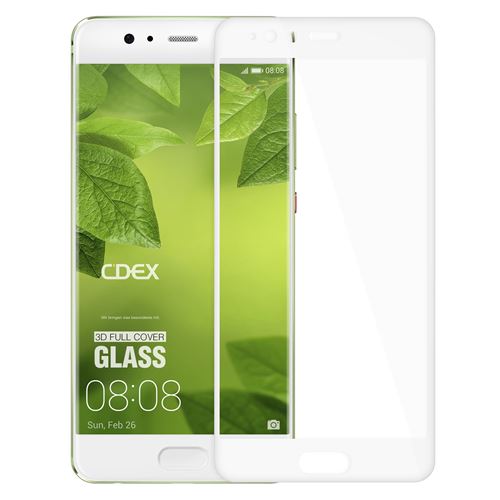 doupi FullCover Verre Protection pour HUAWEI P10 Plus, Prime 9H HD 3D Touch Trempé écran protecteur Couverture complète, blanc