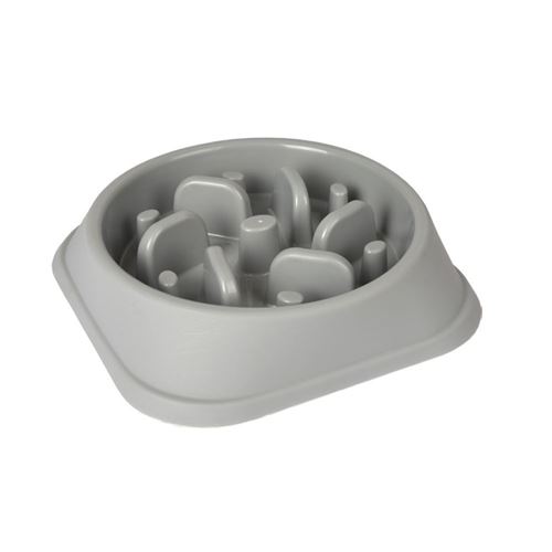 Meilleurs prix pour Gamelle BOBO 1 anti-glouton grise. 500 ML ø 17 cm.