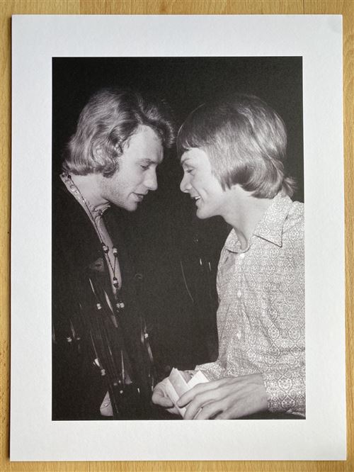 Claude François - Johnny Hallyday - 1969 - 28,4x38cm - Affiche