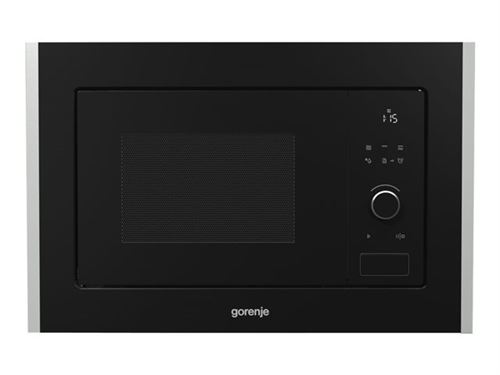 Gorenje BM201A4XG - Four micro-ondes grill - intégrable - 20 litres - 800 Watt - noir