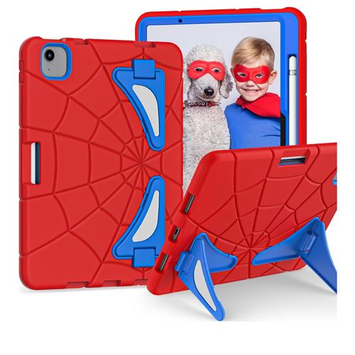 Pour iPad Air 11 pouces M2 (2024) A2902/A2903/A2904 Étui antichoc pour enfants (rouge/bleu)