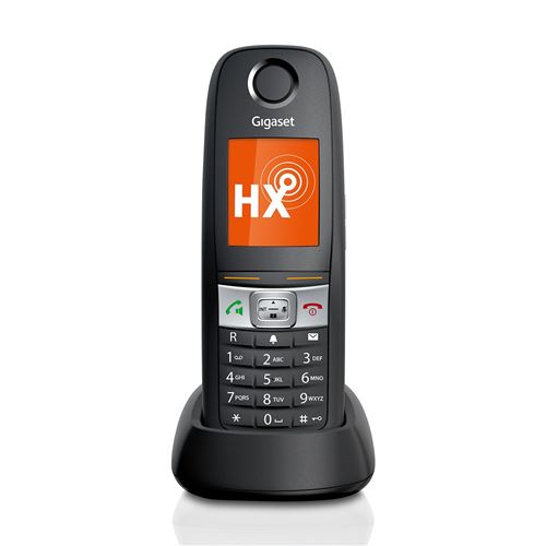 Gigaset E630HX - Extension du combiné sans fil avec ID d appelant - DECT\GAP - SIP, RTP - noir
