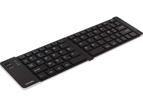 Périphériques Périphériques de saisie Novodio Travel Keyboard - Clavier AZERTY Bluetooth pliable iOS, Android, Mac, PC