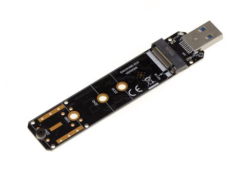 Adaptateur clé boitier USB 3.0 Pour tous types de SSD M.2 NGFF : M2 type PCIe NVMe ET M2 type SATA