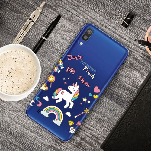 Coque en TPU impression de motifs clair Licorne pour votre Samsung Galaxy M10