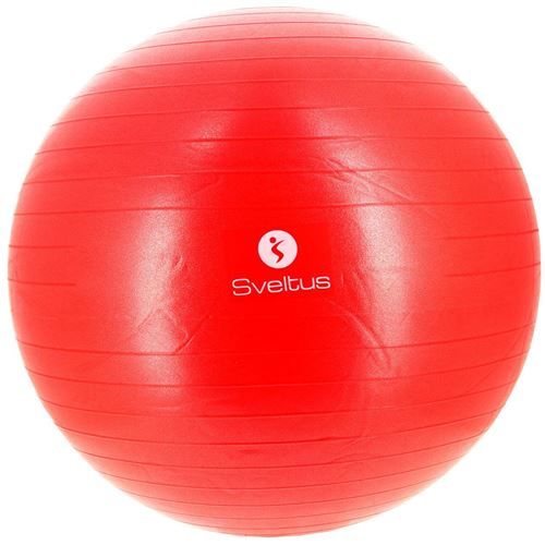 Sveltus ballon de fitness 65 cm rouge
