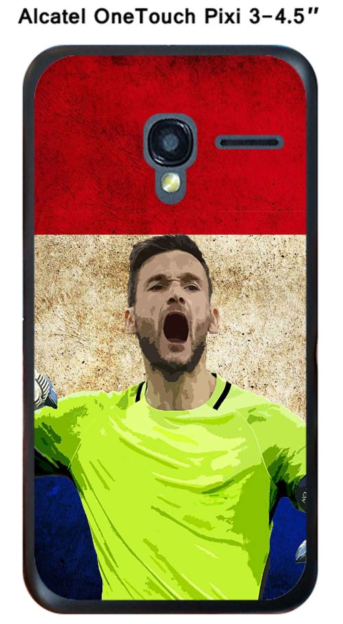 Coque Alcatel OneTouch PIXI 3 - 4.5 design Lloris & Drapeaux