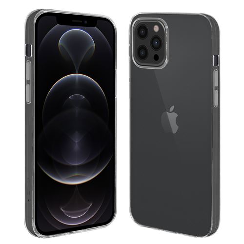 Coque pour Apple iPhone 12 / 12 Pro Silicone Flexible Caméra surélevée - transparent