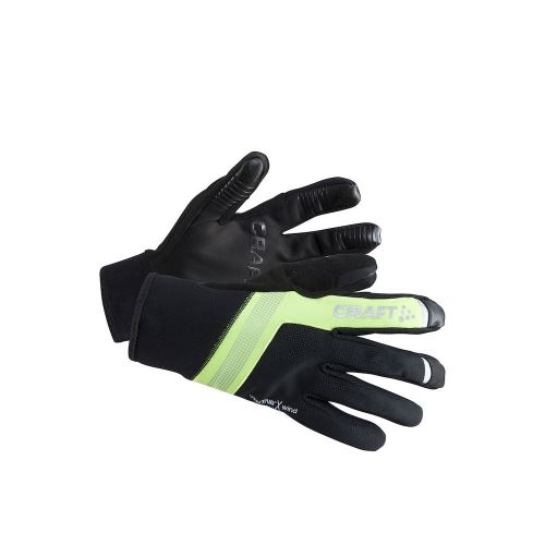 Gants de vélo coupe vent Craft Jaune