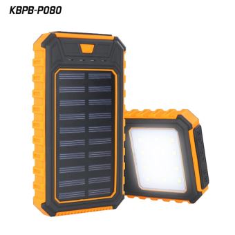 chargeur solaire orange