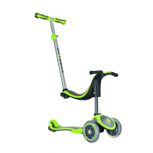 Trottinette Globber EVO 4 en 1 Plus Gris et Vert citron