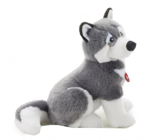 Trudi Gris/Blanc Chien 35 Cm Câline Huskey - Image 1