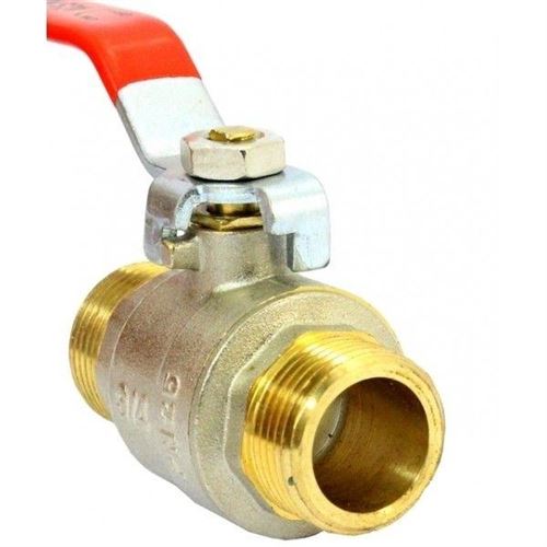 Vanne laiton 1/2'' (15/21) mâle/mâle