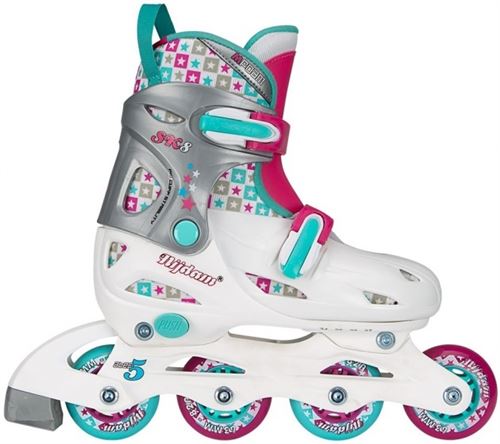 Nijdam patins à roues alignées pointure réglable dur junior 27/30