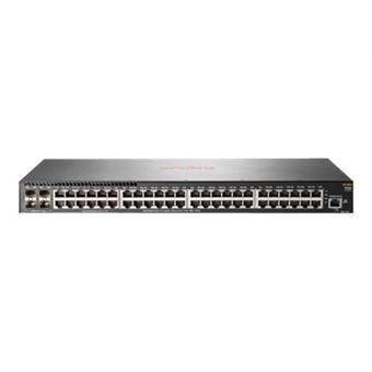 HPE Aruba 2930F 48G 4SFP+ - Commutateur - C3 - Géré - 48 x 10/100/1000 + 4 x 1 gigabit/10 gigabit SFP+ (liaison montante) - Montable sur rack - 1