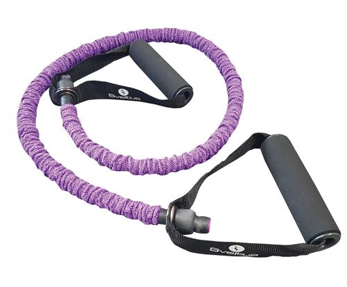 Sveltus ruban de résistance nylon housse violet 130 cm