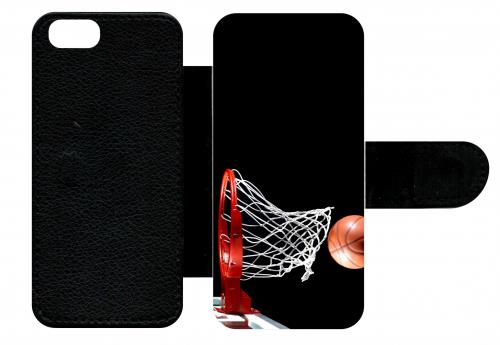 Etui À Rabat Apple Iphone 5s Basket Ball Dark