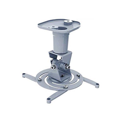Techly ICA-PM 100SL Support pour projecteurs Plafond Argent - Supports pour projecteurs (21,8 cm, 180°, 360°, 0-180°, 218 mm, 17 cm)