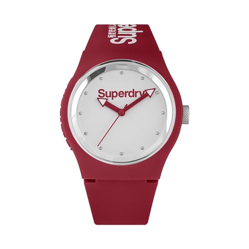 Montre analogique bracelet silicone URBAN STYLE UNI SUPERDRY Rouge