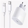 Chargeur iPhone Rapide 20W compatible iPhone 14/13 Pro/13 Mini/13 Pro max/12/12 Mini/12 Pro/12 Pro Max /11/11 Pro/11 Pro Max + Cable 2M Power Delivery Type C Chargeur Mural avec câble USB C vers Lightning