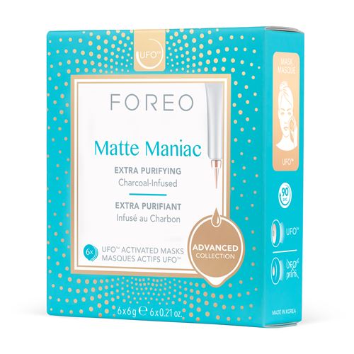 FOREO Matte Maniac Masque Actif UFO, Pack de 6