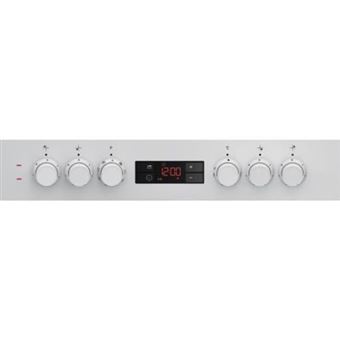 Beko FSE67300WCS - Cuisinière - pose libre - largeur : 60 cm - profondeur : 60 cm - hauteur : 85 cm - avec système auto-nettoyant - blanc