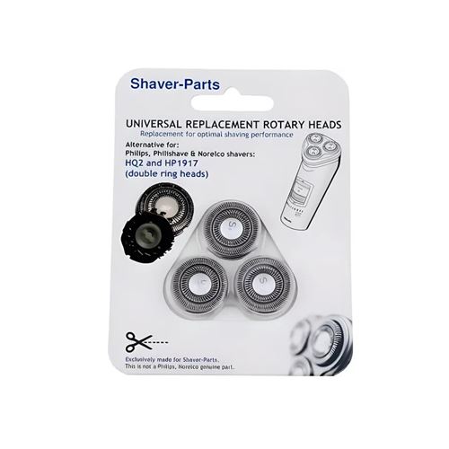 Philips - Tete De Rasoir Hq2 / Hp1917 - Rotaction - (Set 3Pcs) - Hq2