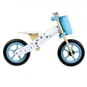Kinderline Wbc726 1 Velo D Equilibre En Bois Turquoise Velos Achat Prix Fnac