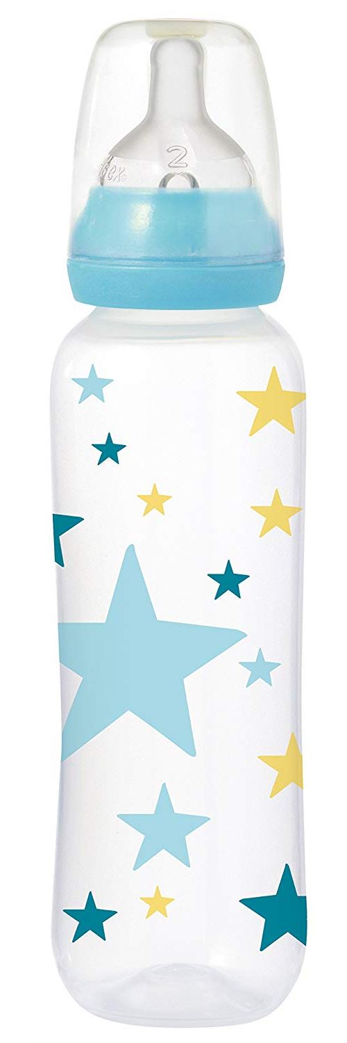 Tigex Air Control Biberon Col Etroit pour Garçon Transparent 330 ml