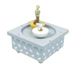 Boite à musique avec 2 figurines Trousselier Le petit prince Dancing Bleu ciel