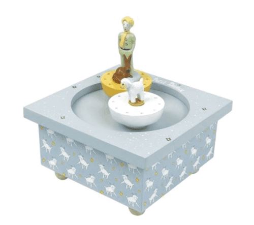 Boite à musique avec 2 figurines Trousselier Le petit prince Dancing Bleu ciel - Trousselier