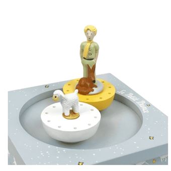 Boite à musique avec 2 figurines Trousselier Le petit prince Dancing Bleu ciel