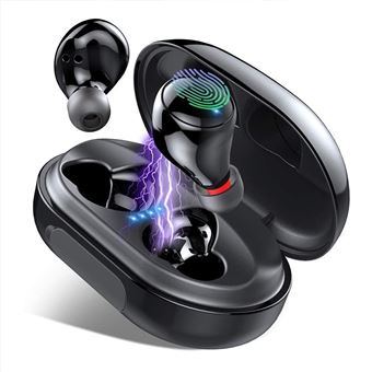 Écouteurs Bluetooth 5.3 Jrwaro - IPX7 étanche, 15h D'autonomie - Parfaits Pour Le Sport, Running, Gym