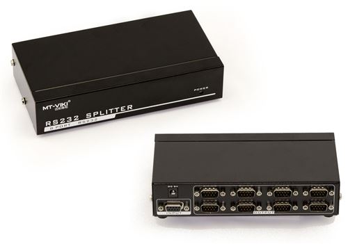 Splitter Série RS232 / 1 vers 8 Ports COM - Duplique Un Signal RS-232 en 8 signaux identiques